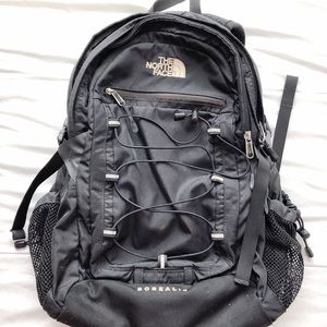 Black north face back pack